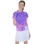 Colorful-abstract-wallpaper-theme Women s Polo Tee