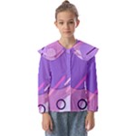Colorful-abstract-wallpaper-theme Kids  Peter Pan Collar Blouse