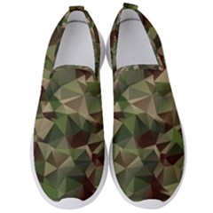 Abstract-vector-military-camouflage-background Men s Slip On Sneakers by Salman4z