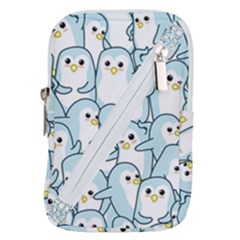 Penguins Pattern Belt Pouch Bag (small) by pakminggu