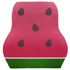 Watermelon Fruit Summer Red Fresh Food Healthy Car Seat Back Cushion  by pakminggu
