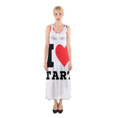 I Love Tart Sleeveless Maxi Dress by ilovewhateva