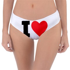 I Love Tart Reversible Classic Bikini Bottoms by ilovewhateva