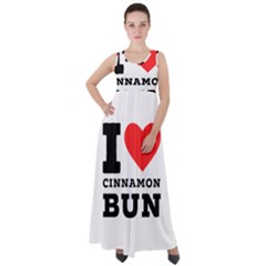 I Love Cinnamon Bun Empire Waist Velour Maxi Dress by ilovewhateva