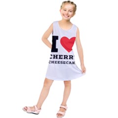 I Love Cherry Cheesecake Kids  Tunic Dress by ilovewhateva