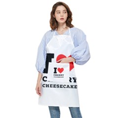 I Love Cherry Cheesecake Pocket Apron by ilovewhateva