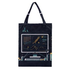 Remote Work Work From Home Online Work Classic Tote Bag by pakminggu