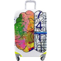 Brain Cerebrum Biology Abstract Luggage Cover (large) by pakminggu