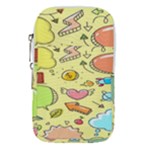 Cute Sketch Child Graphic Funny Waist Pouch (Small)
