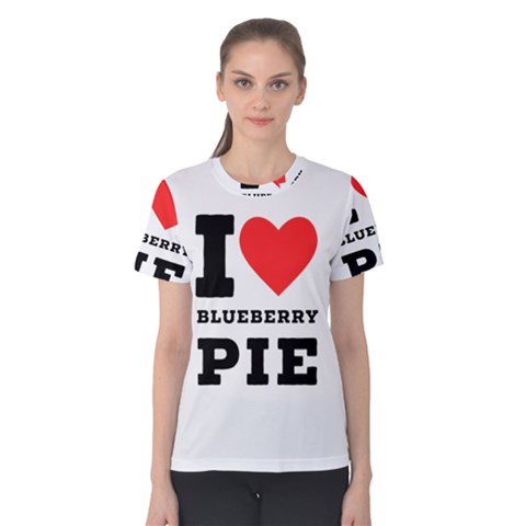 I Love Blueberry Women s Cotton Tee by ilovewhateva