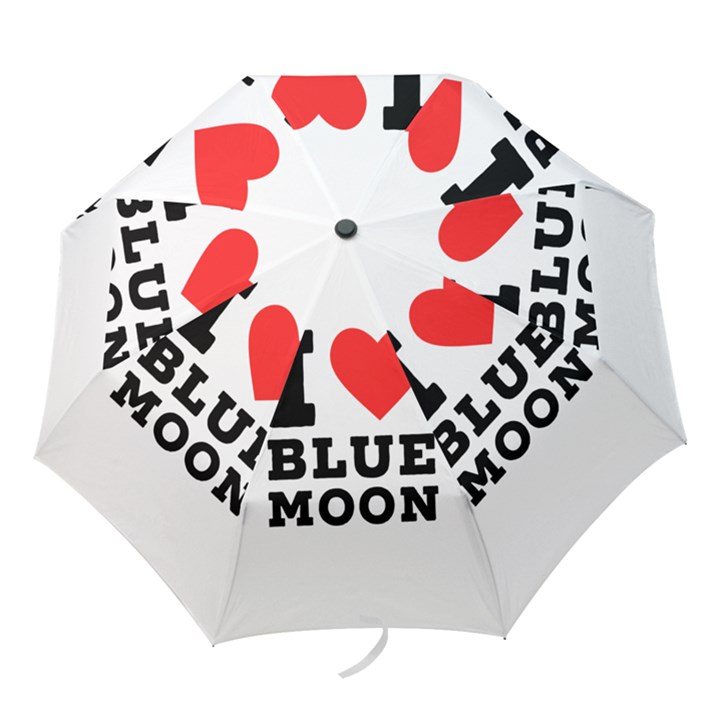 I love blue moon Folding Umbrellas