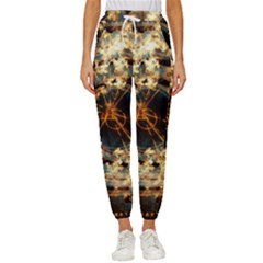 Science Fiction Background Fantasy Women s Cropped Drawstring Pants by danenraven