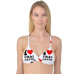 I Love Chai Latte Reversible Tri Bikini Top by ilovewhateva
