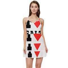I Love Salt Short Frill Dress by ilovewhateva