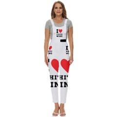I Love White Wine Women s Pinafore Overalls Jumpsuit by ilovewhateva