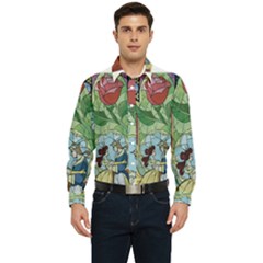 Beauty Stained Glass Men s Long Sleeve  Shirt