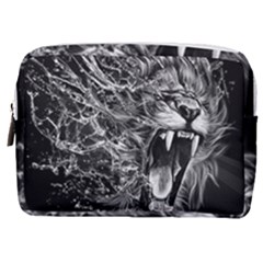 Lion Furious Abstract Desing Furious Make Up Pouch (medium) by Mog4mog4