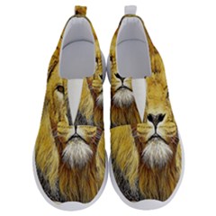 Lion Lioness Wildlife Hunter No Lace Lightweight Shoes
