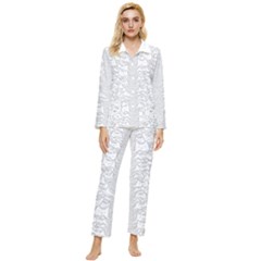 Furr Division Womens  Long Sleeve Velvet Pocket Pajamas Set by Mog4mog4