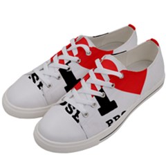 I Love Prosecco Men s Low Top Canvas Sneakers by ilovewhateva