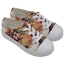 Lion Africa African Art Kids  Low Top Canvas Sneakers View3