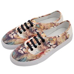 Lion Africa African Art Women s Classic Low Top Sneakers by Mog4mog4