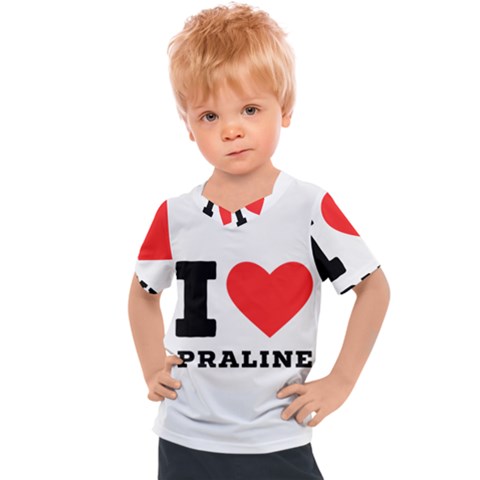 I Love Praline  Kids  Sports Tee by ilovewhateva