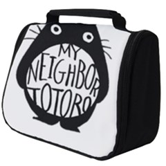 My Neighbor Totoro Black And White Full Print Travel Pouch (big) by Mog4mog4