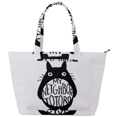 My Neighbor Totoro Black And White Back Pocket Shoulder Bag  by Mog4mog4