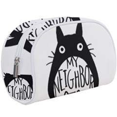 My Neighbor Totoro Black And White Make Up Case (large) by Mog4mog4