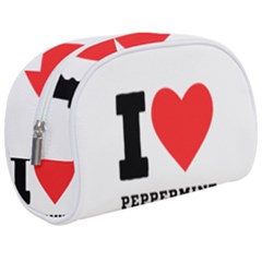 I Love Peppermint Make Up Case (medium) by ilovewhateva