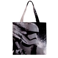 Stormtrooper Zipper Grocery Tote Bag