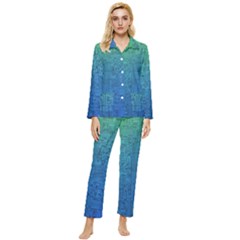 Blue And Green Circuit Board Wallpaper Circuit Board Sketch Womens  Long Sleeve Velvet Pocket Pajamas Set by Bakwanart