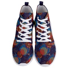 Background Graphic Beautiful Men s Lightweight High Top Sneakers by 99art
