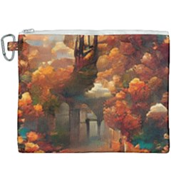 Collage Art Ai Wow Awesome Canvas Cosmetic Bag (xxxl) by 99art
