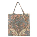 Art Nouveau Vintage Retro Pattern Floral Grocery Tote Bag