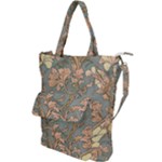 Art Nouveau Vintage Retro Pattern Floral Shoulder Tote Bag