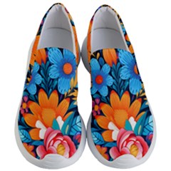 Flowers Bloom Spring Colorful Artwork Decoration Women s Lightweight Slip Ons by 99art