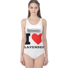 I Love Lavender One Piece Swimsuit by ilovewhateva