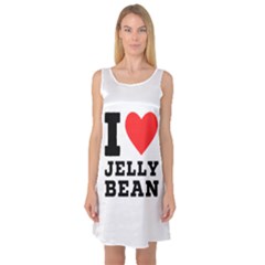 I Love Jelly Bean Sleeveless Satin Nightdress by ilovewhateva
