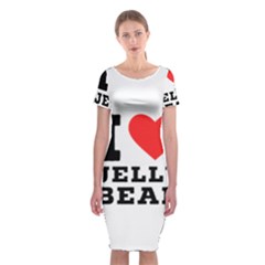 I Love Jelly Bean Classic Short Sleeve Midi Dress by ilovewhateva