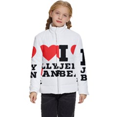 I Love Jelly Bean Kids  Puffer Bubble Jacket Coat by ilovewhateva