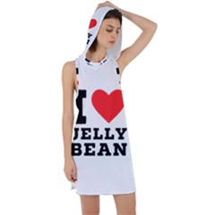I Love Jelly Bean Racer Back Hoodie Dress by ilovewhateva