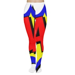 Zap Comic Book Fight Tights by 99art