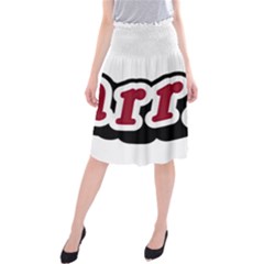 Comic-text-frustration-bother Midi Beach Skirt by 99art