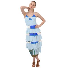 Wal-fish-small-world-lake-sea Layered Bottom Dress by 99art