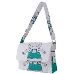 Baby-cute-child-birth-happy Full Print Messenger Bag (s) by 99art