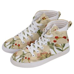 Nature-flower-leaf-plant-isolated Women s Hi-top Skate Sneakers by 99art