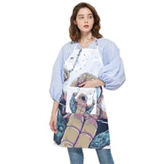 Drawing-astronaut Pocket Apron by 99art