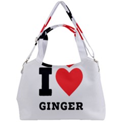 I Love Ginger Double Compartment Shoulder Bag by ilovewhateva